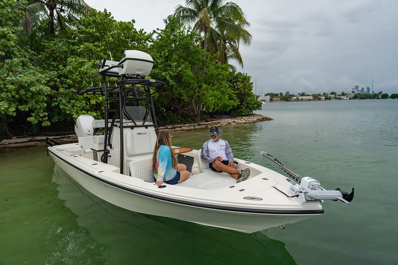 Bow Seating on Pathfinder 2600 TRS.